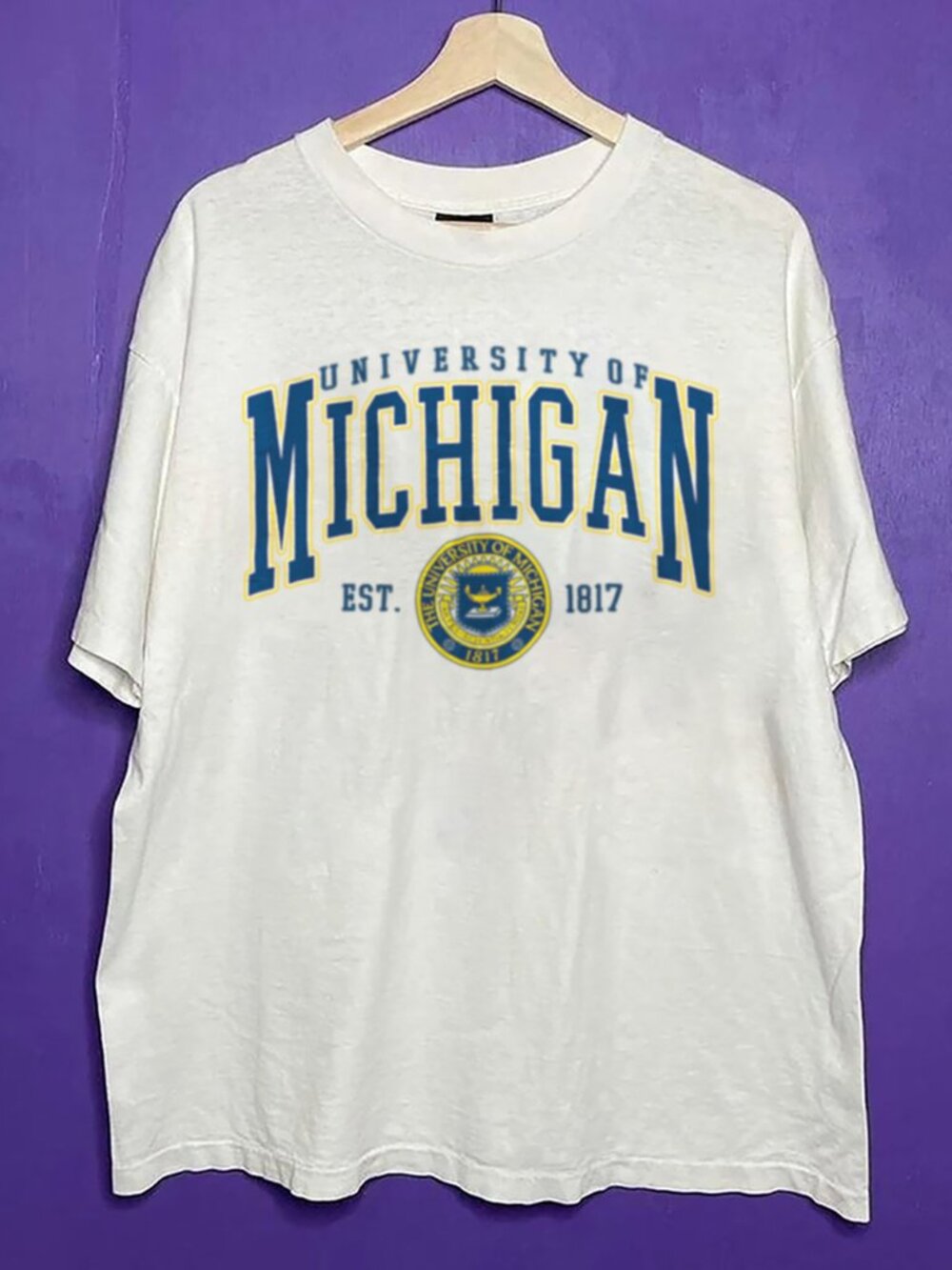 Vintage University of Michigan Shirt, EST 1817 University of Michigan Shirt Tee